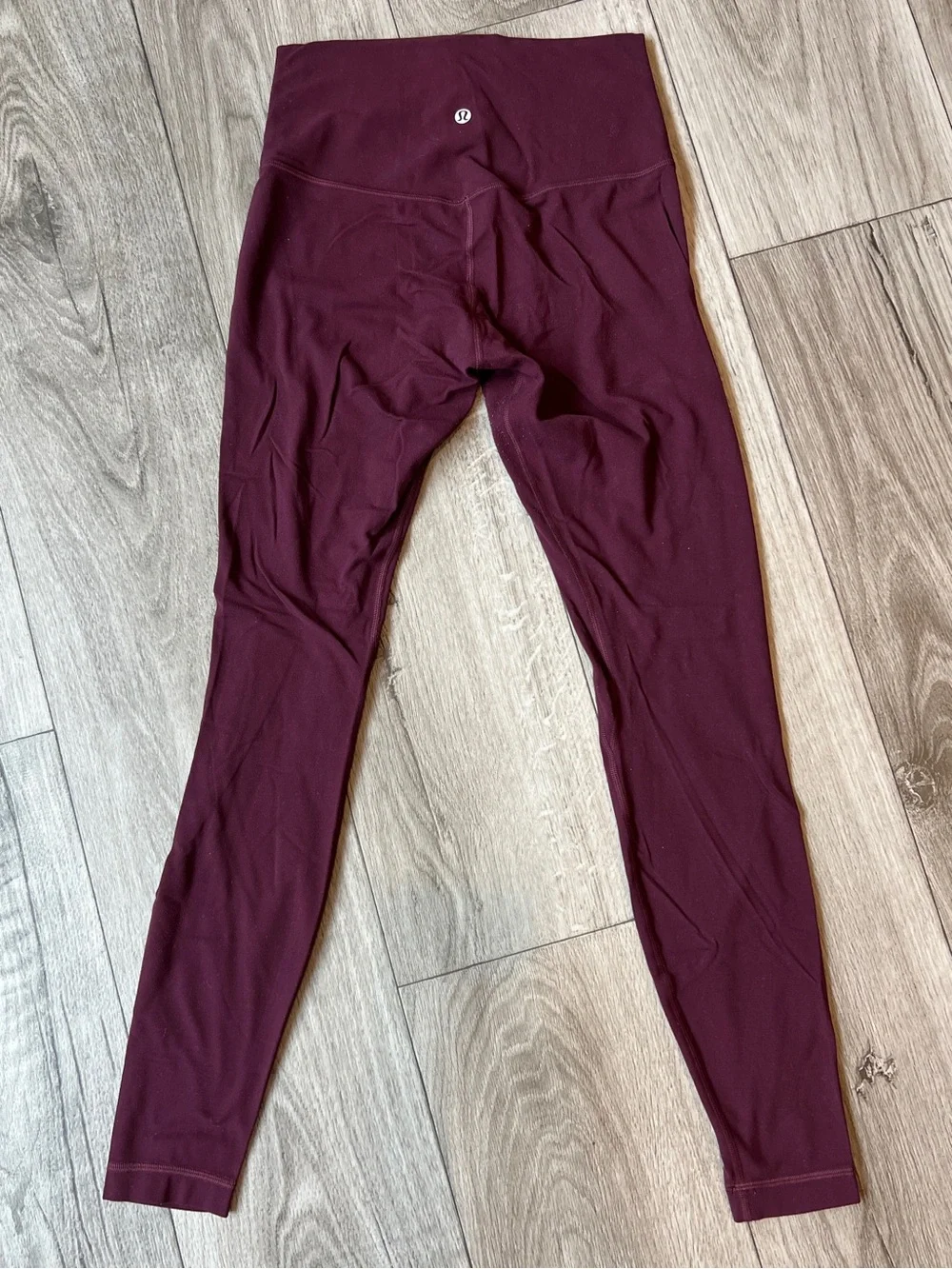 Lululemon Burgundy High Rise Leggings Medium Full Length